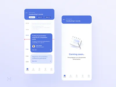 Transneft Events app illustration ios mobile sketch app ui