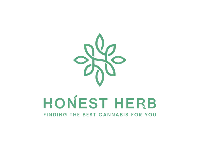 Honest Herb Logo Design graphicdesign herb logo leaf logo logo design logo designer logo mark logodesign logogram plant logo