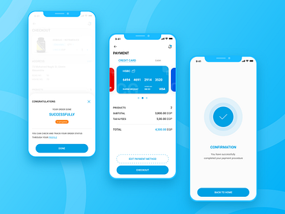 Cairo Gyms App cash checkout page checkout process confirmation credit card dribbble best shot gym landing page design mobile app design order details payment form payment method payment page receipt success message supplements ui ux design user experience design user interaction user interface design