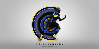 Romelu LUKAKU Circular Stretch Effect art artwork brand branding circle colorful effects graphic design icon illustration illustrator manipulation photo photoshop