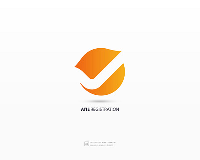 logo design for atie registeration brand branding design logo logodesign ux