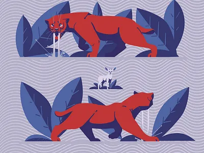 Fear adobeillustrator animal animals art artist artwork deer design digitalart digitalillustration drawing illustration illustrator pillow sketching smilodon tiger vector vector illustration vectorart