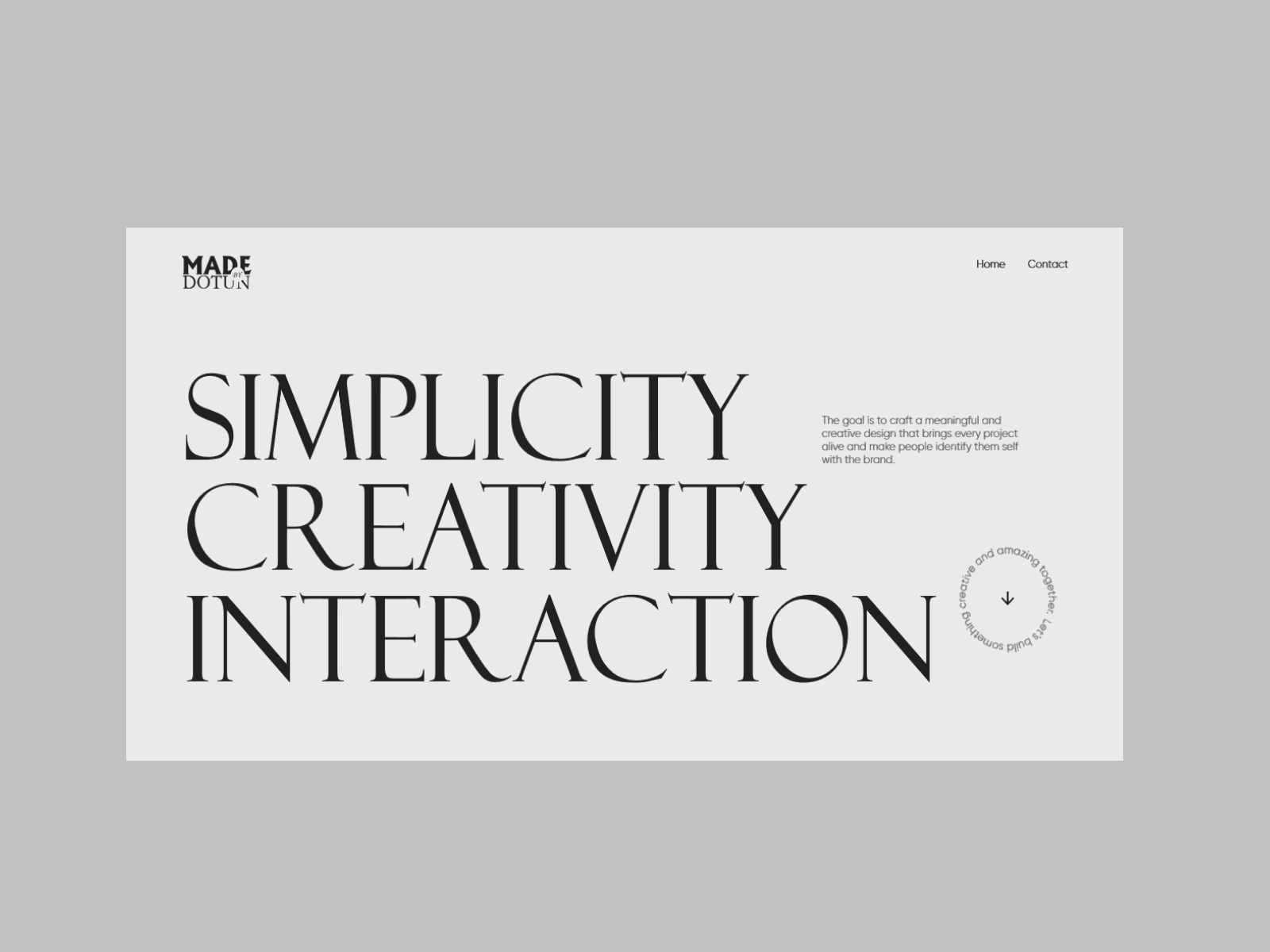 New Portfolio Website clean folio landing page minimal ui ux web webdesign website website design