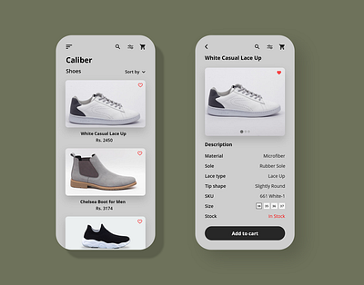 Shoe E-Commerce App adobexd app app design ecommerce app nepali online store shoe app shopping ui ui design ux