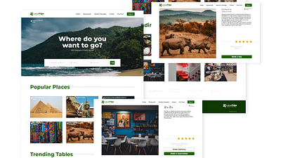 LotusTrips Web Uidesign interaction design neatui travel ui uiux