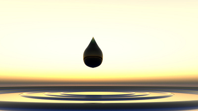 Water Droplet Render digital art illustration nature subtle