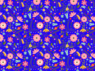 Pattern Design colorful design flowers flowers illustration illustraion pattern art pattern design surface design surface pattern visual design