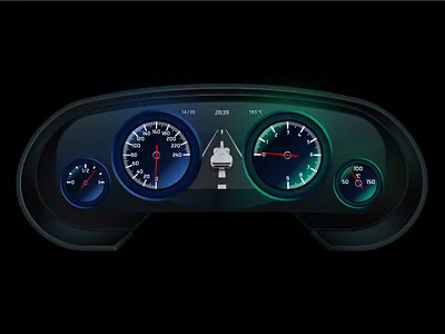 Car Interface dailyui design illustration interface ui ux