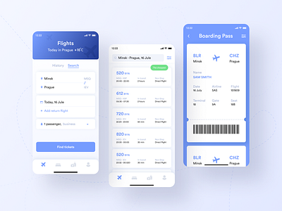 Boarding Pass 024 app apple boarding daily 100 challenge daily challange daily ui 024 dailyui design dribbble ios minimal travel travel app travel app design travelling ui ux