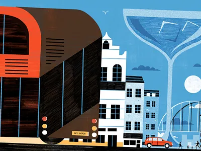 The London Bar Giving Non Drinkers A Buzz - Culture Trip beverage cocktail colour design editoral editorial illustration food illustration print travel