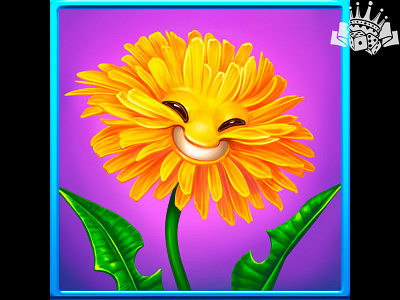 A Dandelion as a slot symbol ⁠🌼🌼🌼 dandelion dandelion illustration dandelion image dandelion slot dandelion symbol dendelion design gambling game art game design slot art slot character slot design slot symbol art slot symbol design slot symbol developer slot symbol development slot symbol illustration