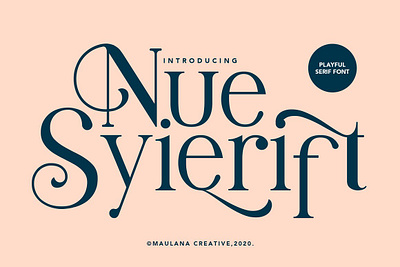 Nue Syierift - Playful Serif Font branding calligraphy design elegant fonts font design fonts collection lettering logo modern playful serif playful serif font sans serif sans serif font sans serif fonts serif font serif fonts serif typeface simple typeface typography