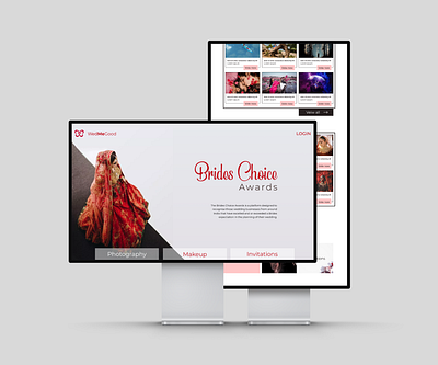 Bride choice awards branding design ui ux