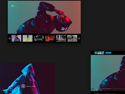 Buzz Caribbean app branding design ios mobile ui ux