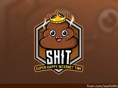 Discord Logo "SHIT" animal logo cartoon logo commision work cutelogo esport logo esportlogo logo logo toons logogram mascotlogo