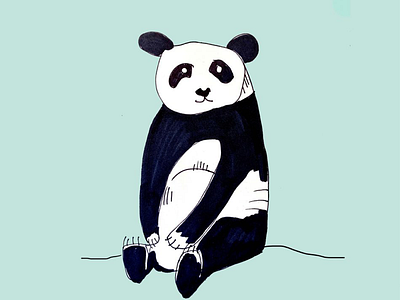 ART EVERY DAY NUMBER 621 / ILLUSTRATION / PANDA