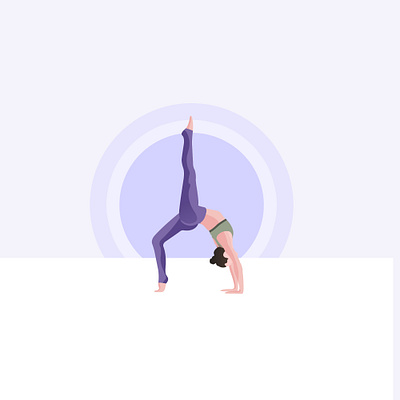 yoga branding design illustration vector