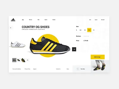 Adidas Product Explorer app concept design interface photoshop sports ui ux