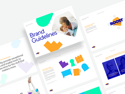 Roost Brand Guidelines branding clean design