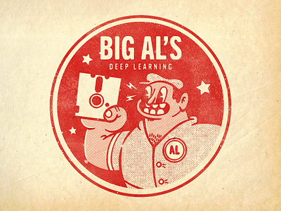 Big Al's Deep Learning illustration illustrator ipadpro photoshop procreate