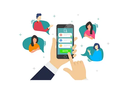 Invite Teammates for Faster Hire branding design flat graphicdesign illustration illustration art logo minimal typography ui ux vector