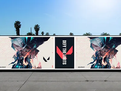VALORANT Wildpostings art direction design valorant