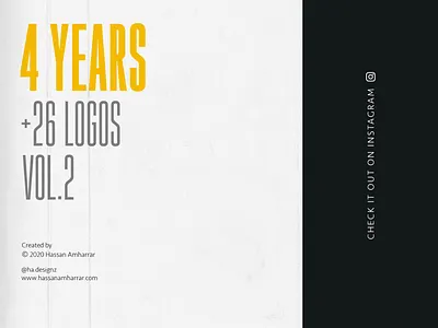 Four years, +26 Logos(V.2) branding calligraphy calligraphy and lettering artist design illustration logo typography typography design vector
