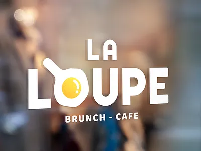 La loupe branding design icon illustration illustrator logo typography vector