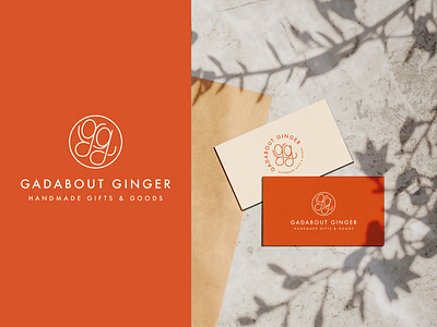 Gadabout Ginger Branding adobe brand design brand identity branding color pallete gift bag hand drawn type home goods illustrator letterform logo logo design logo icon logo idea logo mark logomark logotype mockup packaging