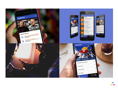 Southwest Airlines app creative direction design product design responsive design uiux ux webdesign