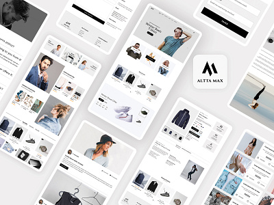 ALTTA MAX - Ecommerce Website branding design ecommerce ecommerce business envatomarket fiverr graphic design illustration minimal minimalist ui user experience user experience design vector web design web marketing webdesign website website design