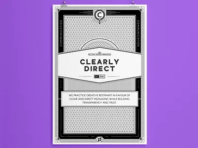 Design Principle (4 of 5) - Communication compass design design principles design process illustration leadership lineart poster posters principles team teamwork