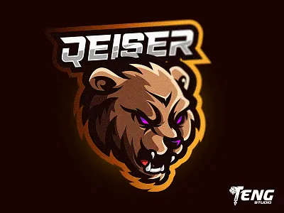 QEISER LOGO MASCOT VECTOR ESPORT/SPORT brand branding character design esport game logo mascot sport