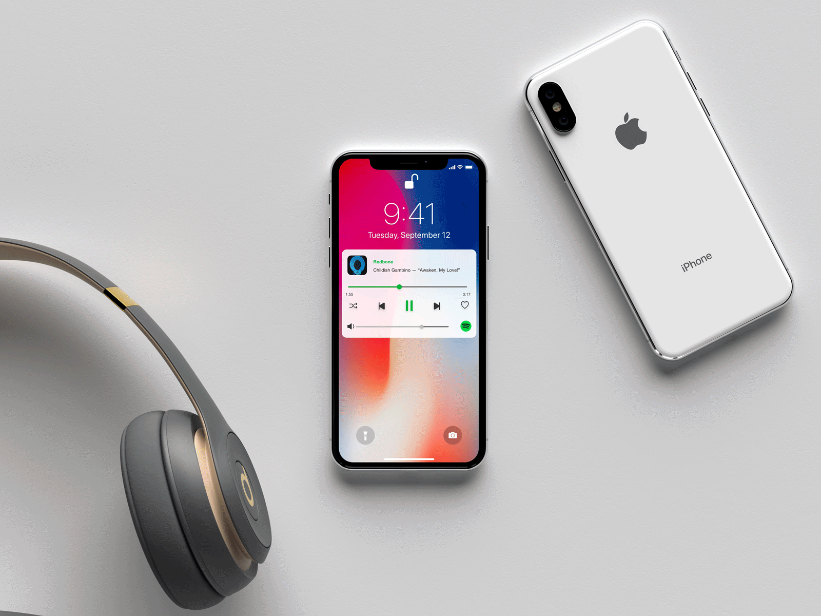 Spotify Lock Screen Music Player album concept daily ui daily ui 009 lock screen music music player player scroll spotify ui