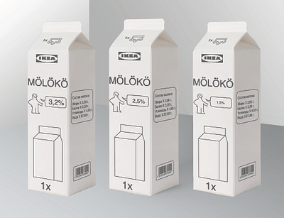 IKEA milk packaging design design milk milk packaging