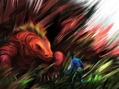 Friendship art background design brainpanstudio character design characterdesign concept art dailydesignchallenge design digital art illustration