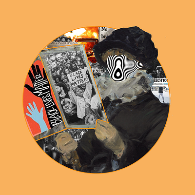 Protest Vs Protest blacklivesmatter collageart photoshop photoshop art protest