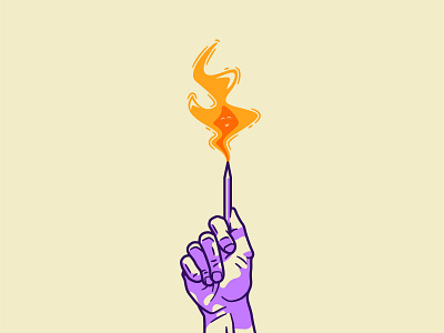 21 - Creative Fire handdrawing illustration art illustrator lines simple design vector vector art vector design vectorillustration vectors