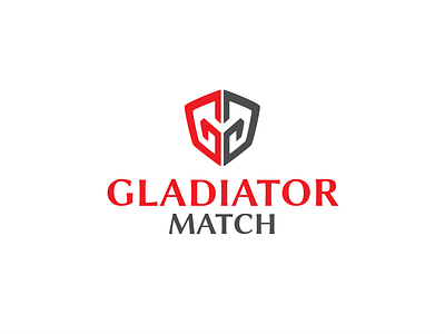 GLADIATOR MATCH - CONCEPT LOGO arena branding clean design colors concept design fight fonts gladiator icon iconography illustration logo logodesign match negativespace shield tournament typography vector