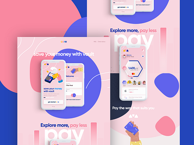 Core App app color iphone landing logo page responsive web