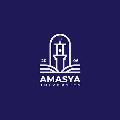 Amasya University Logo & Branding brand design branding citylogo design flat graphicdesign icon illustrator lines logo university vector