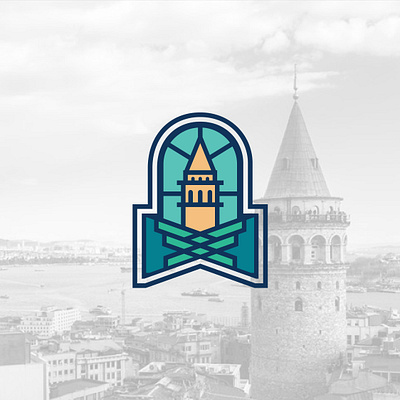 Logo & Branding Beyoglu brand design citylogo design flat graphicdesign icon illustraion illustration illustrator landmark logo