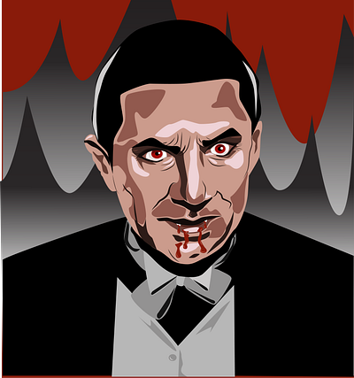 Dracula Illustration dracula graphic design illustration illustrator