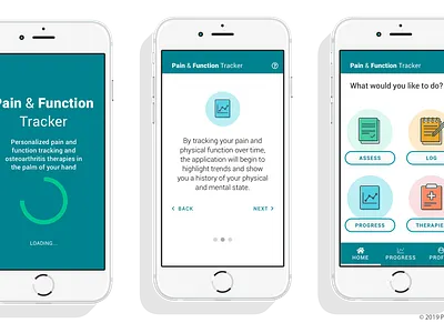 Mobile Medical tracker illustrations medical app mobile mobile app ui design uidesign