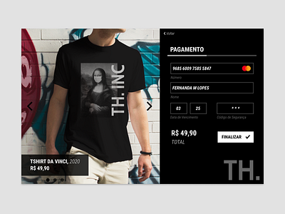 Credit Card Checkout - Daily UI #002 branding dailyui dailyui002 streetwear ui ux uxdesign web
