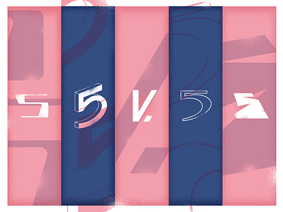 5 36daysoftype 5 five illustration type typedesign