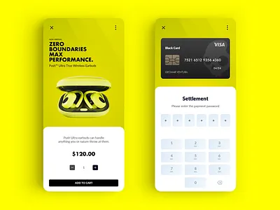 Skullcandy Zero Boundaries app audio beat card colour concept credit card dashboard finance mobile money performance push settlement skullcandy sport ui ux visa wireless