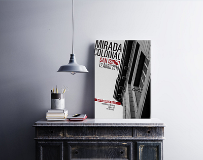 Poster San Isidro design typography