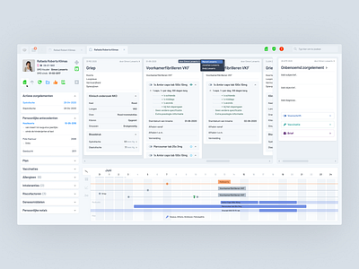 Healthcare Timeline v1 clean flat healthcare light medical medical app timeline web design