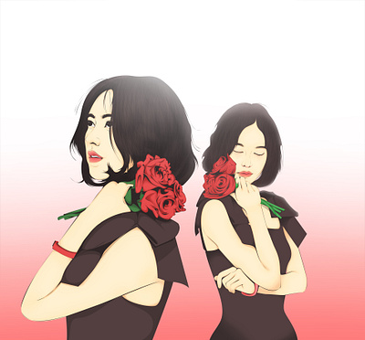 milkcocoa digital painting photoshop vector